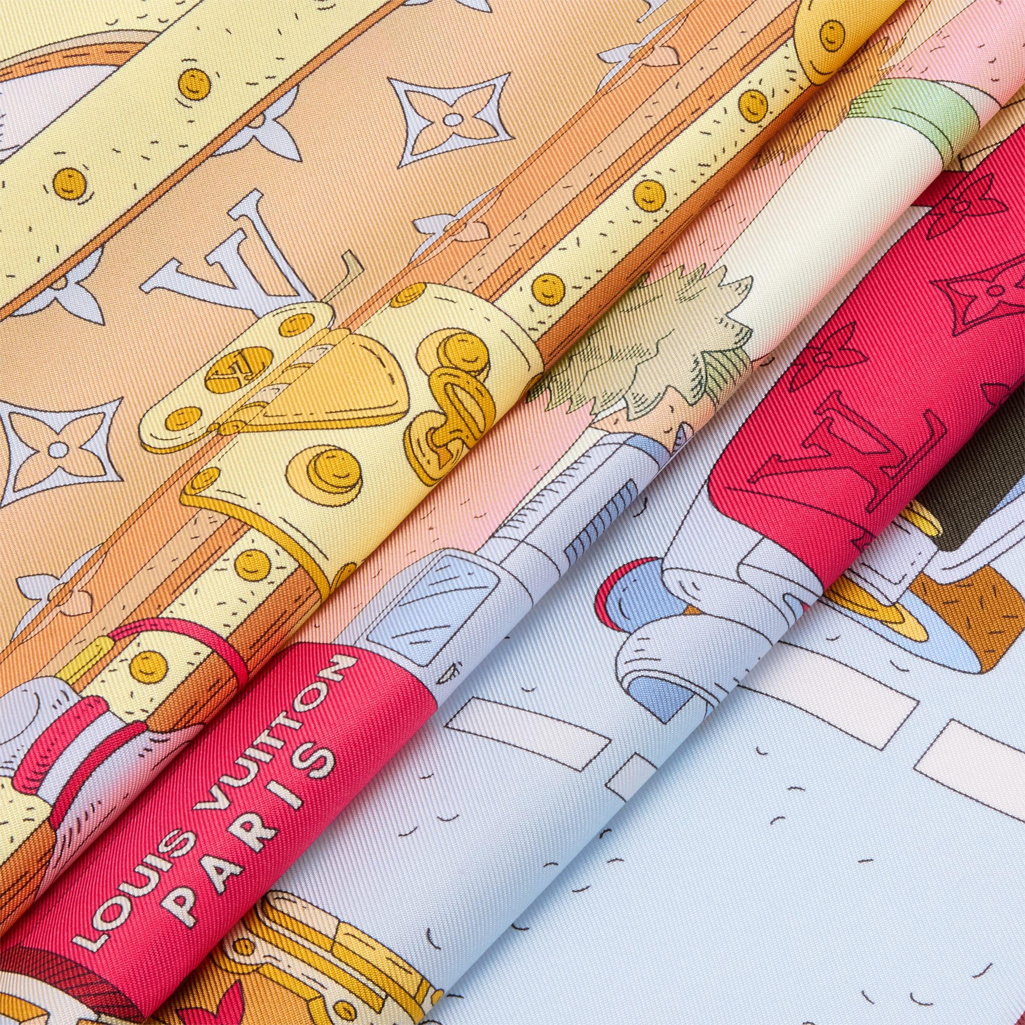 ルイヴィトン　バンドー・パリ エン ボーテ Paris En Beaute Square 90 S00 - Women - Accessories | LOUIS VUITTON ®